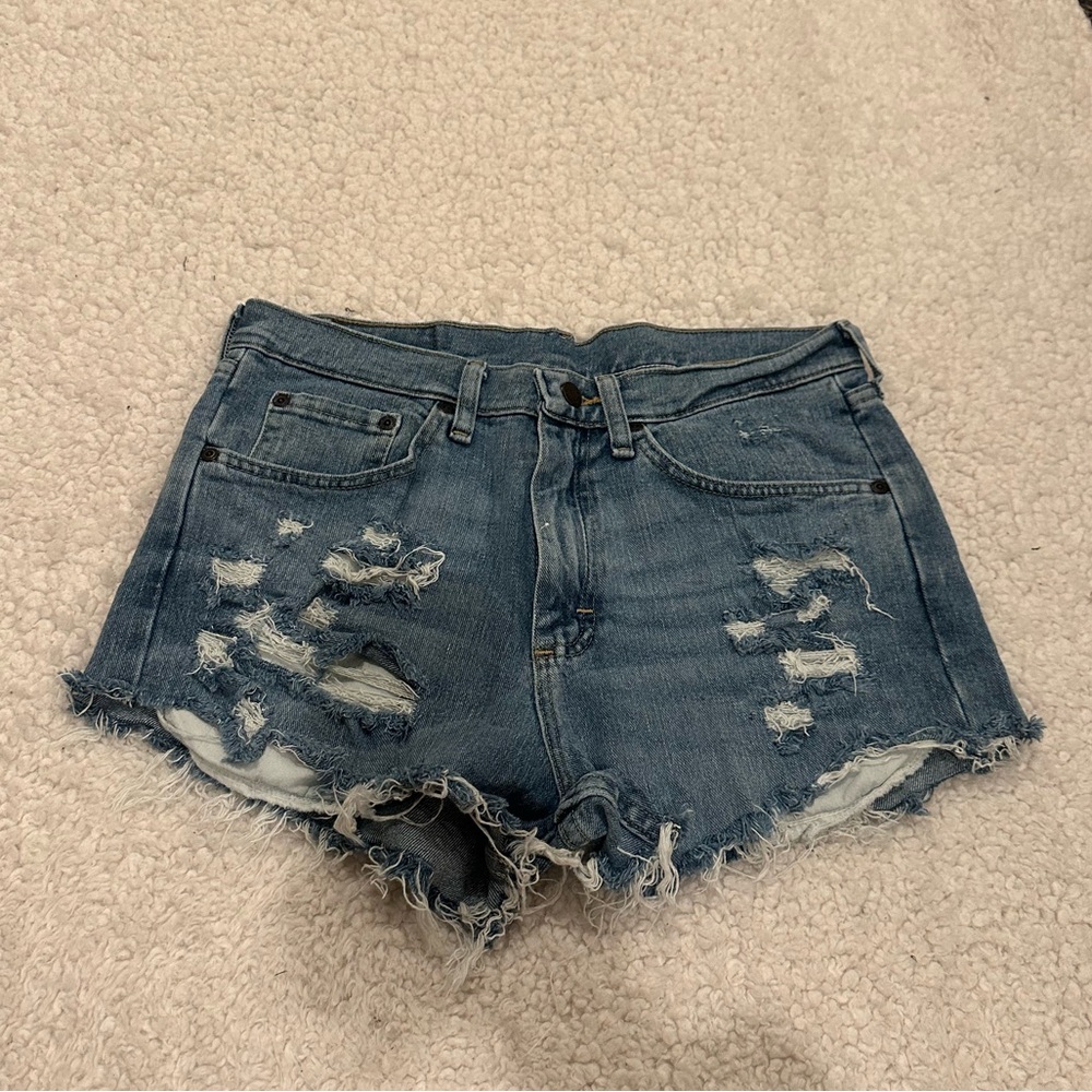 Jean cutoff shorts